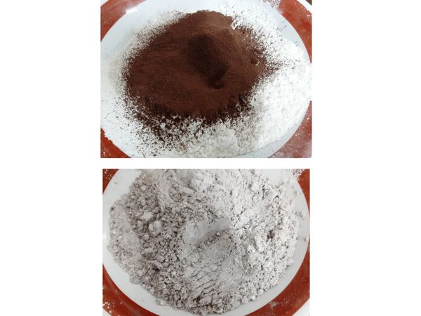 兩種麵糰的粉可以先過篩
（可可麵糰建議先把麵粉和可可粉過篩後混勻）