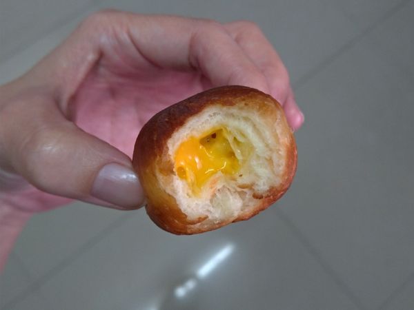 咬一口的起司口味照😁