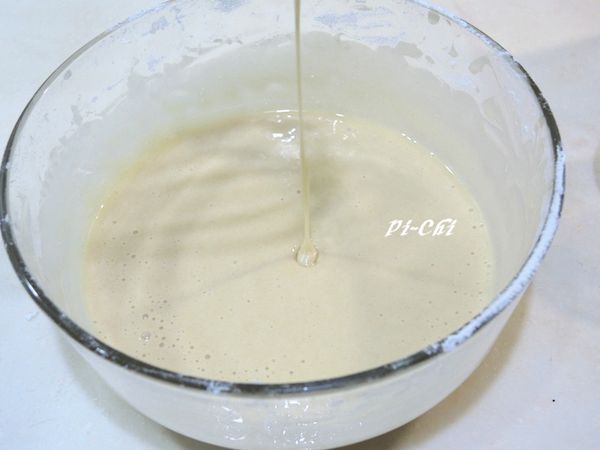 攪拌到滑順沒顆粒,用保鮮膜包好放冰箱待用