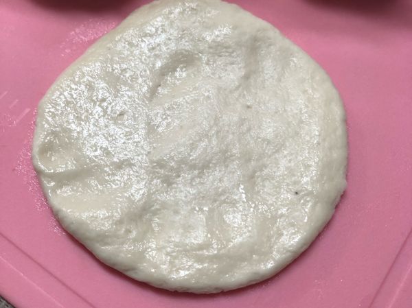 桿平（我是用手壓平）