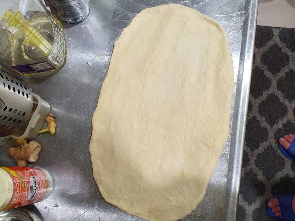 大概桿到這樣大就可以囉！