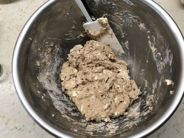 還看到一點點粉其實沒關係，但切勿過度攪拌