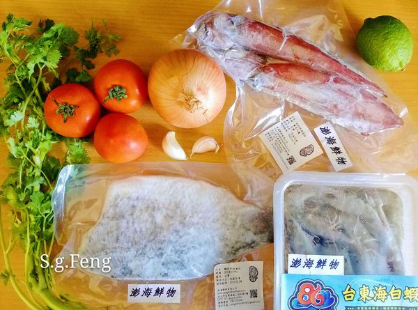 1.準備所有食材。