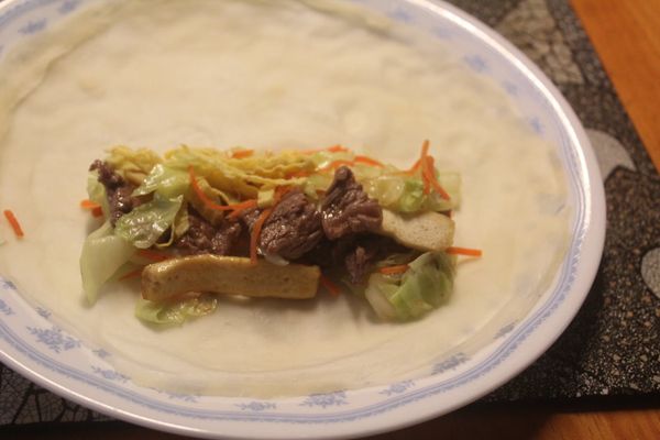 弄了一些料來試包看看。