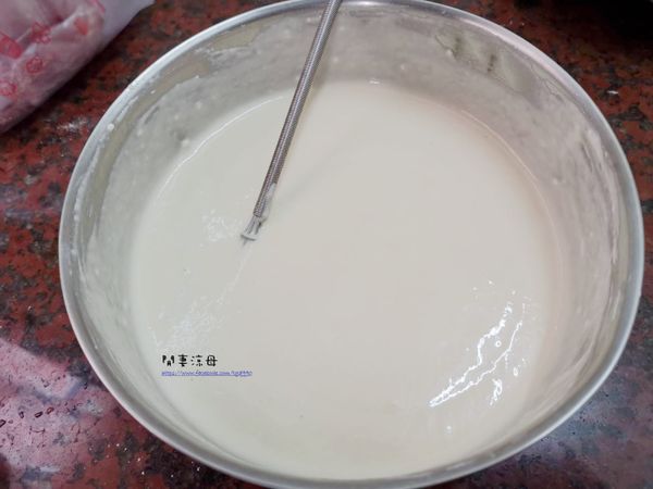 拌好後靜置三十分鐘