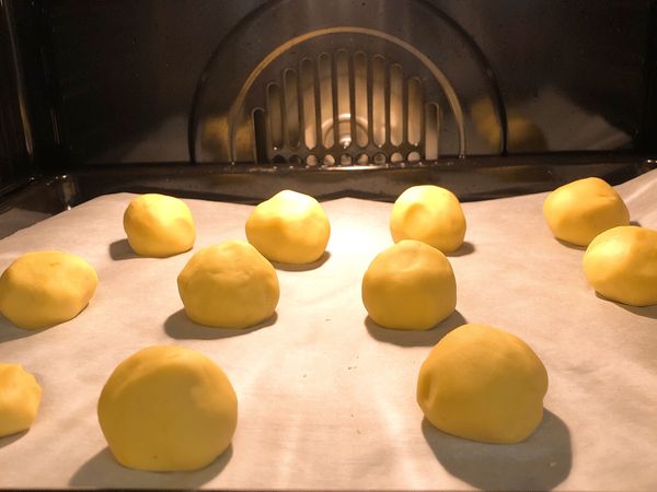 烤箱190度預熱10分鐘
烤20分鐘
香噴噴出爐