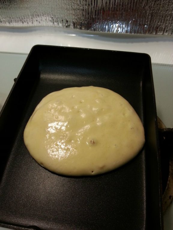 看到冒泡泡時,就可翻面~