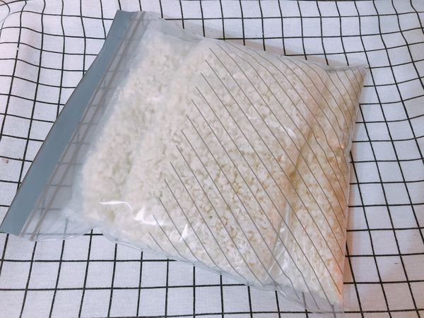 分裝小包裝，一包為一次的量，拿至冷凍保存