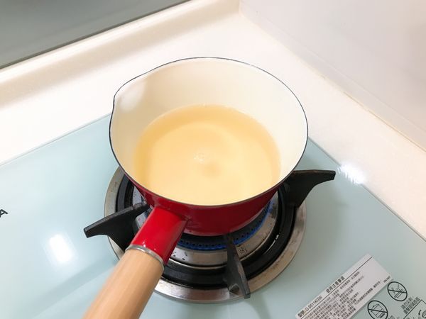 攪拌、煮滾。