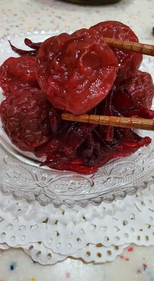 醃漬洛神，可使用龍眼蜜，風味會更佳