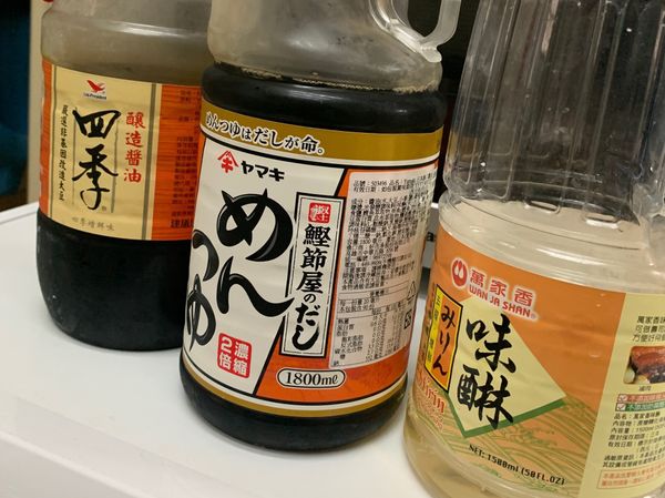 醬汁的部分，鰹魚醬油也可以用四季替換