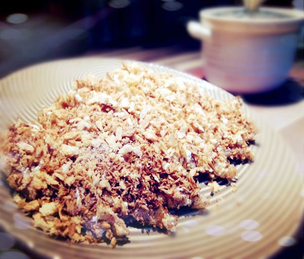 今晚搭配酥烤魚片 飽足又不油膩 ^.^