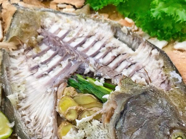 魚烤的剛剛好，鮮嫩多汁！！