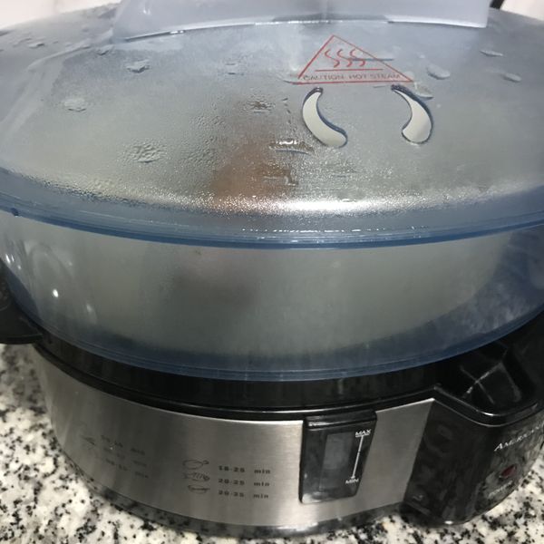 如果不煙燻也可以直接將醃料洗淨後入蒸鍋蒸20分鐘即可。