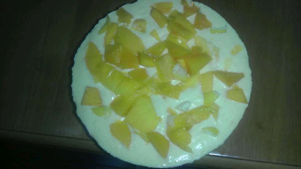 再放一些芒果粒做装饰