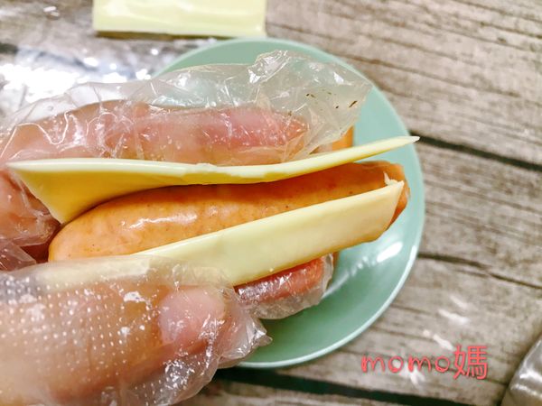 起司片包熱狗