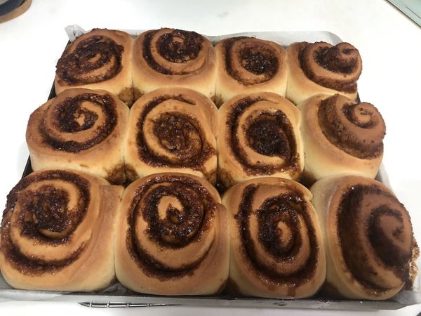 烘烤時間：（中層）210度 20-25分鐘。出爐後先放涼10分鐘再享用。