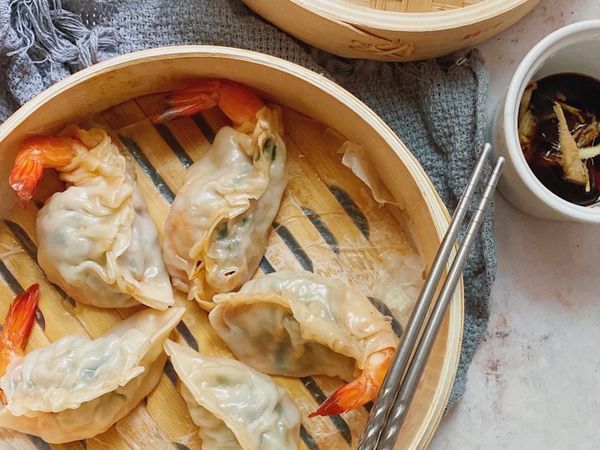 水煮滾放上蒸籠，（或放到電鍋）蒸15-20分鐘就完成了✅