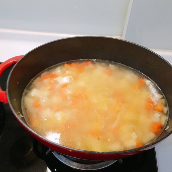 加入1200cc的水。