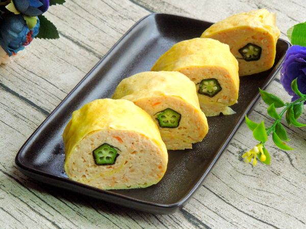 取出放降溫後，切成適當厚片，盛盤上桌。