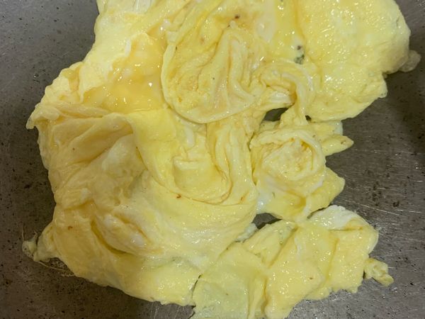 蛋的部分我是煎散蛋