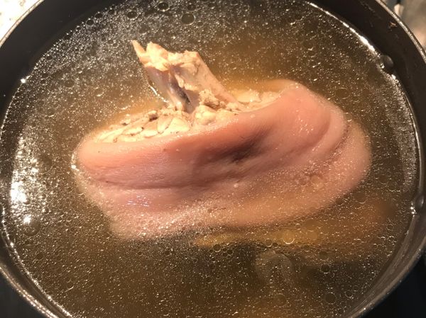 ㄧ小時後關火燜到降溫；