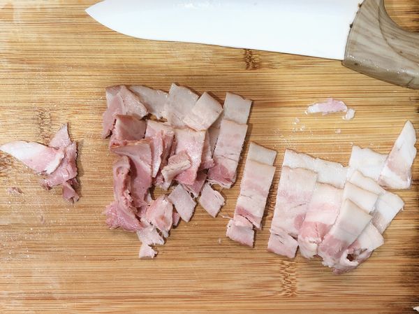 培根切小塊