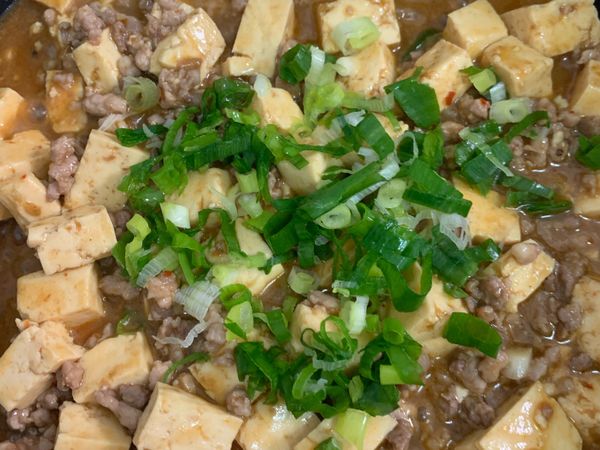 起鍋前加入蔥花點綴