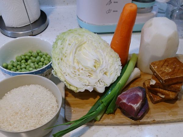 準備好所有食材