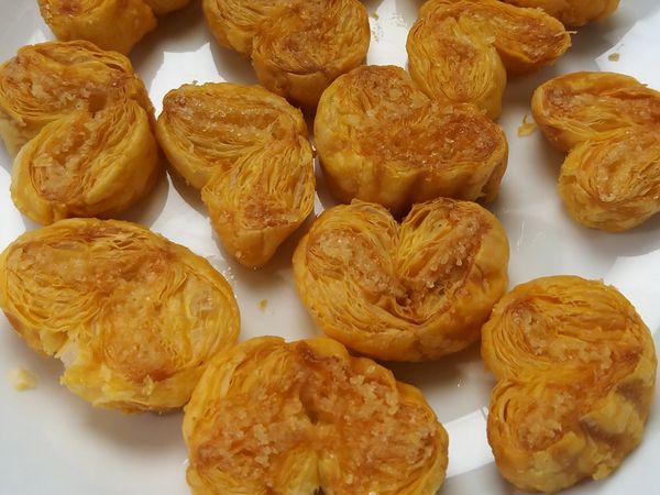 好吃不黏牙的蝴蝶餅完成