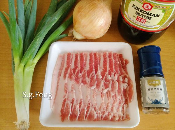 1.準備食材，清理與清洗之。