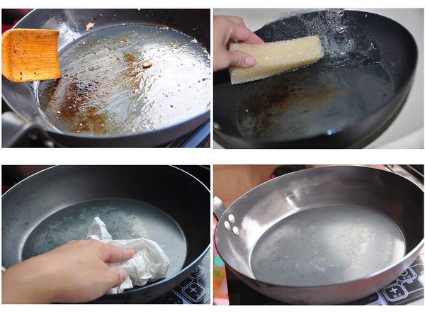 很多人多說要養鍋..其實Q媽覺得黑鼎不需特別養鍋喔~只要煮完菜之後，趁著餘溫快速清洗擦拭乾淨即可!