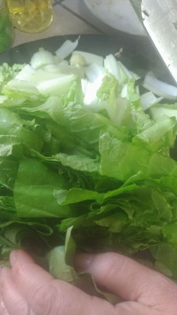 小白菜切段