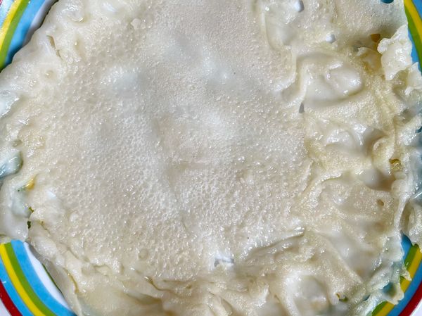 餅皮不用太焦
成型即可
放旁邊備用