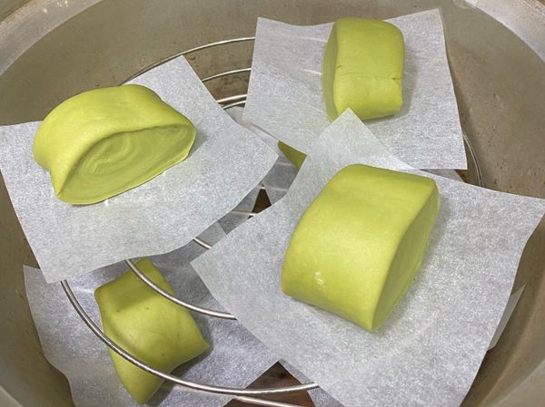 1.5杯水。放電鍋開保溫，發酵45分