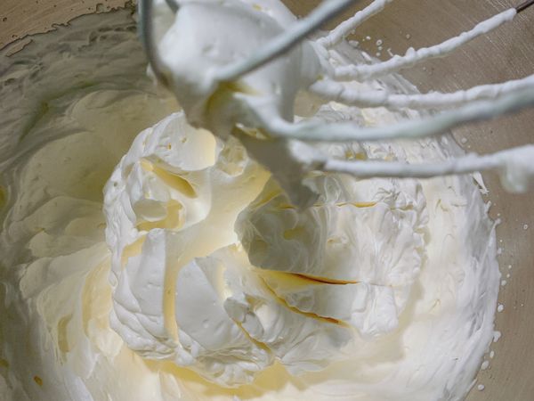 打發好的鮮奶油