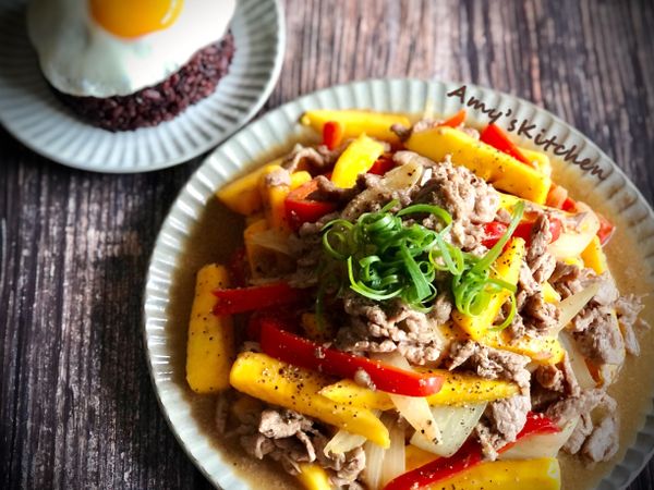 芒果牛甜甜的好吃。