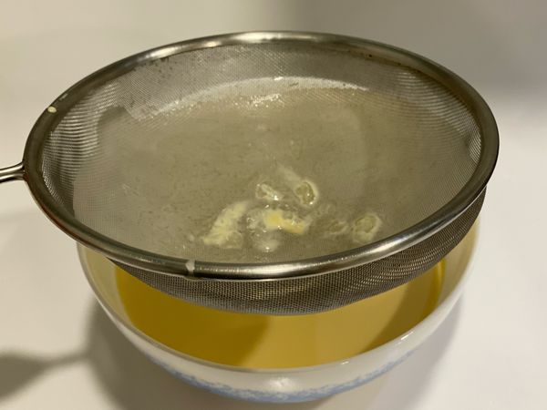 過篩的動作非常重要！！！過篩三次