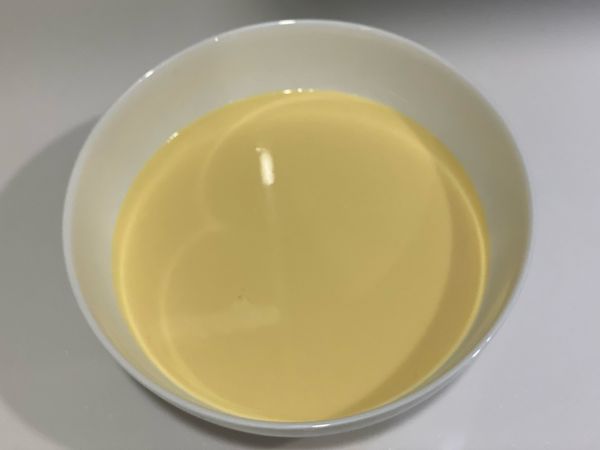 過篩後的布丁餡