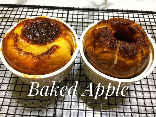 時間到出爐~可以搭配冰淇淋或原味優格吃哦！