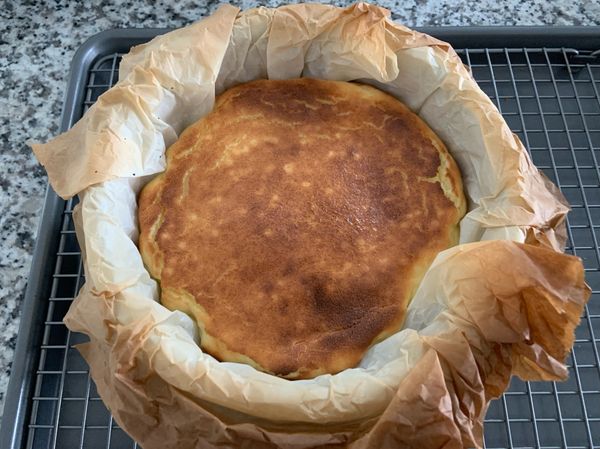 烤好之後，再拿出來放涼。

放涼之後就可以放進冰箱冷藏一晚，風味更加