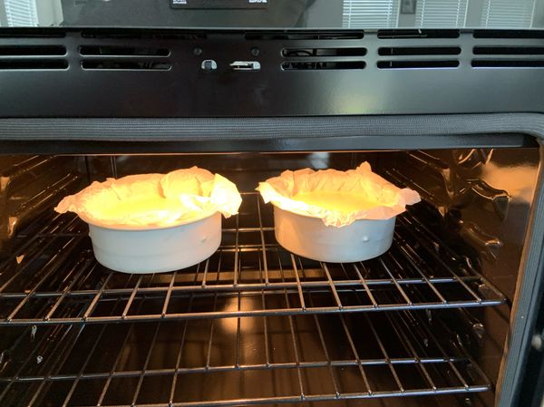 此刻等烤箱預熱好之後，就可以送進烤箱。

烤25分鐘