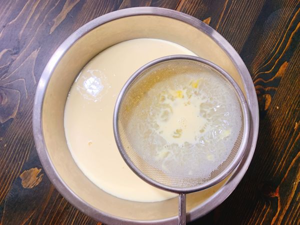 過篩2次即為布丁液