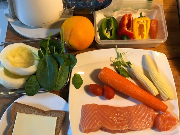 以上食材皆可在前一天晚上準備及分裝好