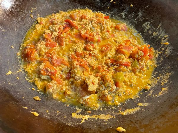 完工，不要炒太乾！