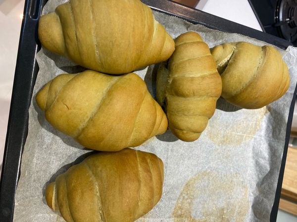 烤箱230度8分鐘，再轉向8分鐘（上色均勻）