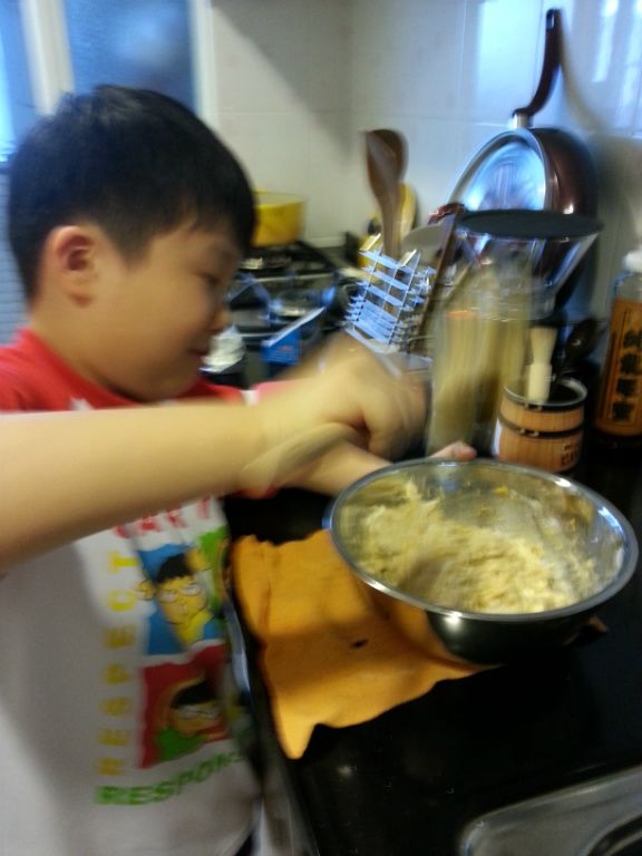 將所有材料混合攪拌均勻。