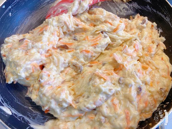 拌炒至無水份，即可關火。