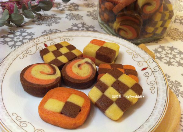 可以多作幾款不同顏色的麵糰任意搭配組合喔