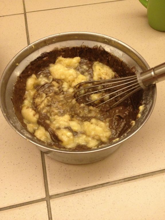 最後加入香蕉泥<3<3